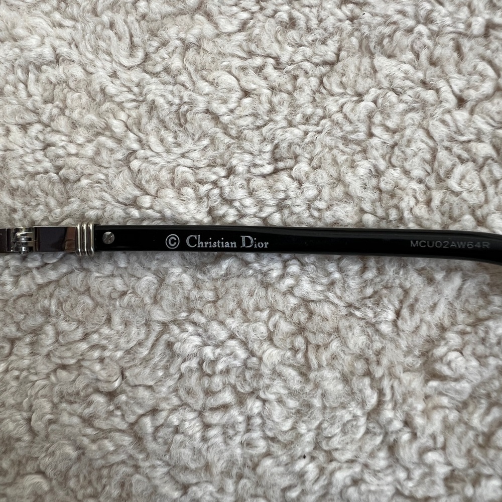 Dior Silver and Black Aviator Sunglasses! - Picture 8 of 11